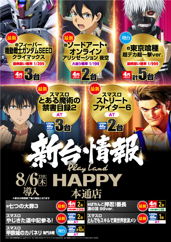 プレイランドハッピー本通店の最新情報画像