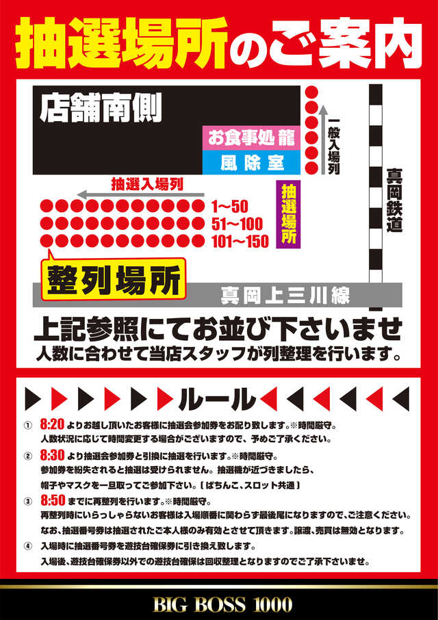 BIG　BOSS　1000の最新情報画像