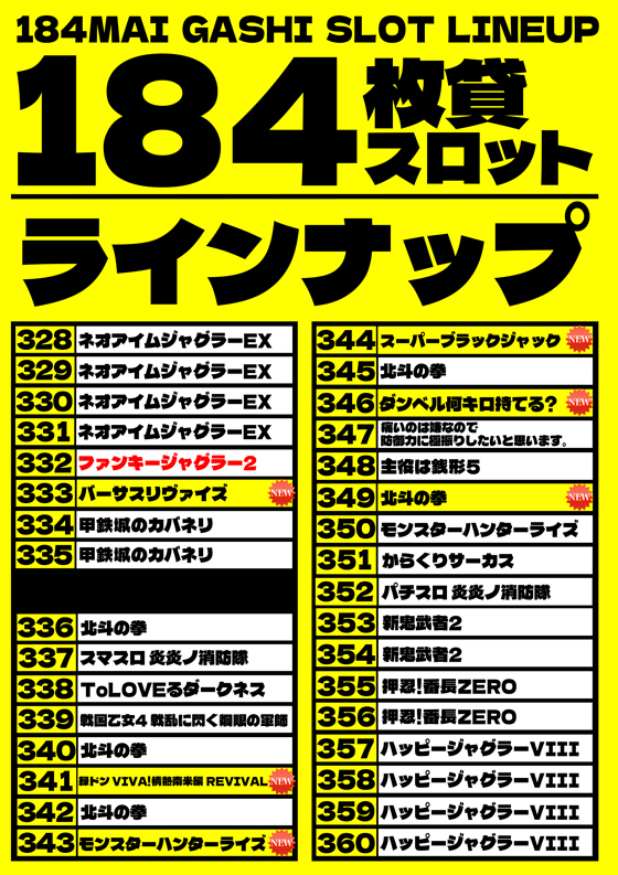 パラダイス三山木店の最新情報画像