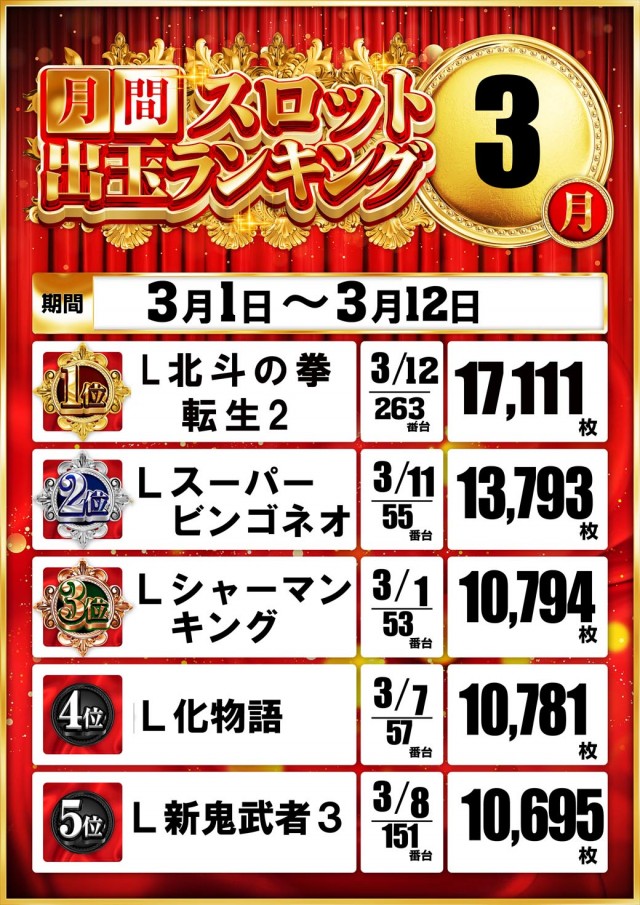 ベラジオスロットオペラ43店の最新情報画像