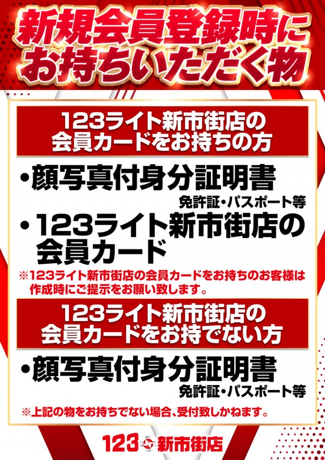１２３+N新市街店の最新情報画像