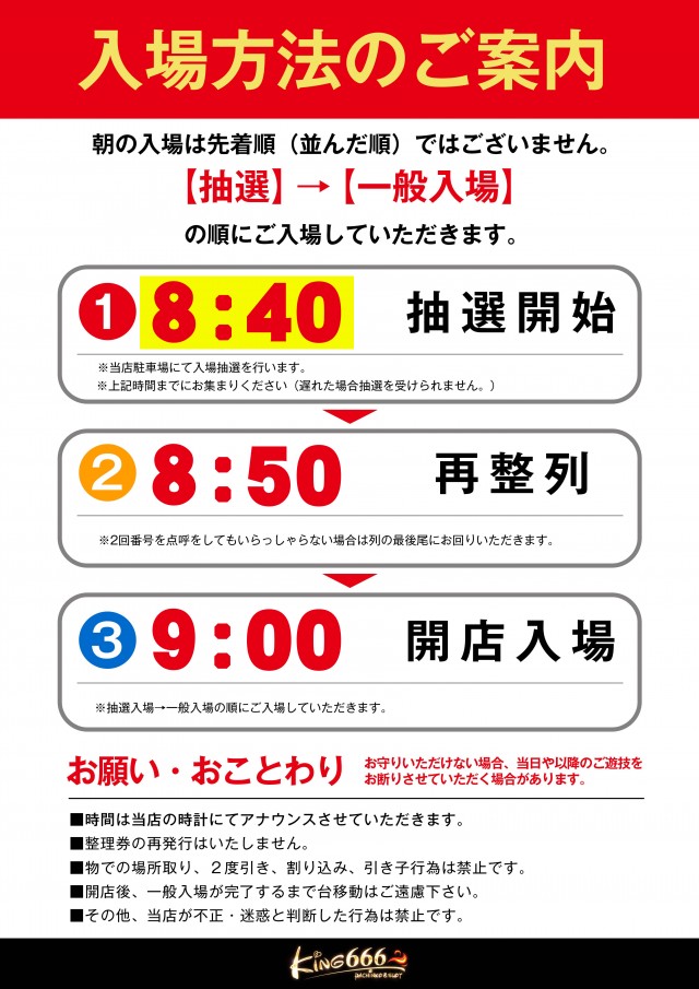 キング666東海店の最新情報画像