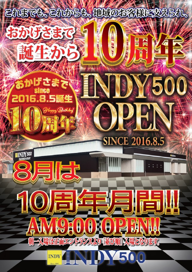INDY500の最新情報画像