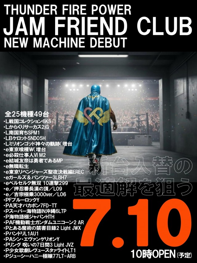 ジャムフレンドクラブ朝霞の最新情報画像