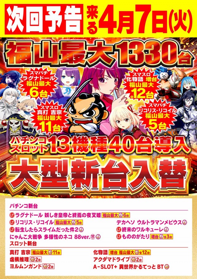 Nikko1300福山店の最新情報画像