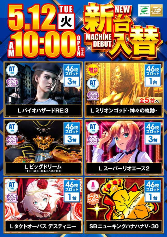 ライブガーデン上尾パチンコ館／スロット館の最新情報画像