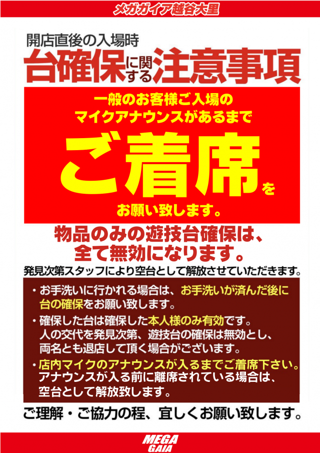 メガガイア越谷大里の最新情報画像