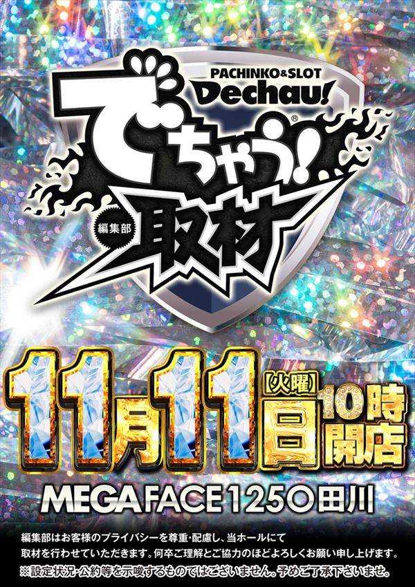 メガフェイス1250田川の最新情報画像
