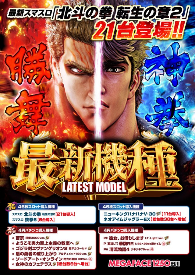 メガフェイス1250田川の最新情報画像