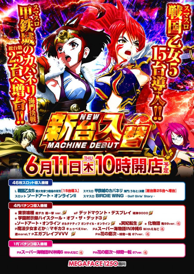メガフェイス1250田川の最新情報画像