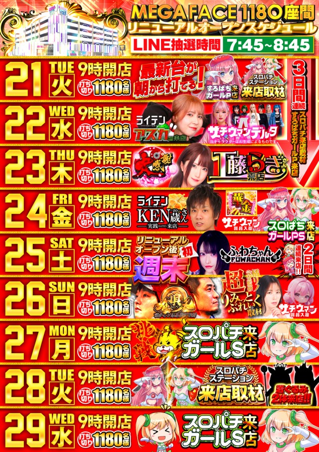 メガフェイス1180座間の最新情報画像