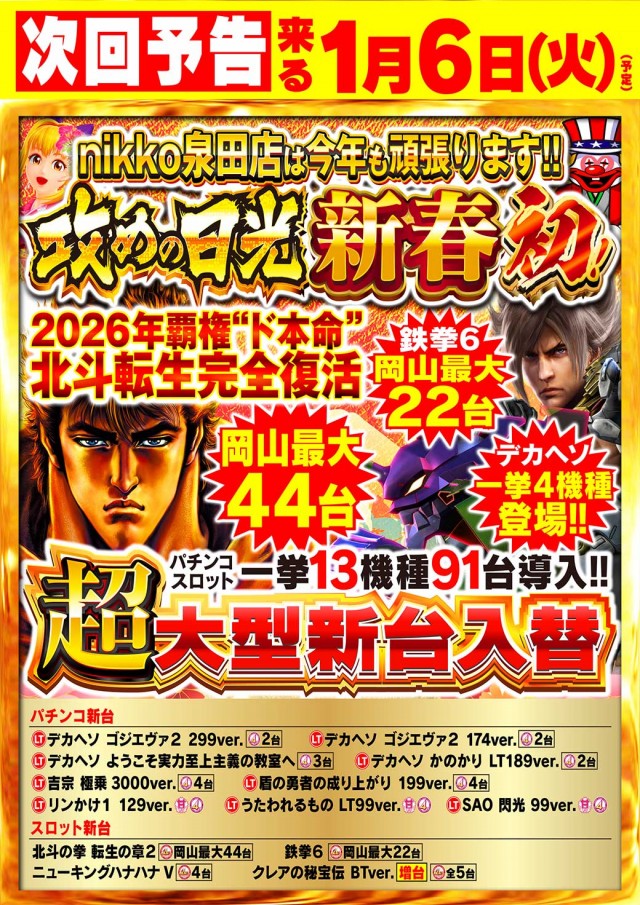 Nikko泉田店の最新情報画像