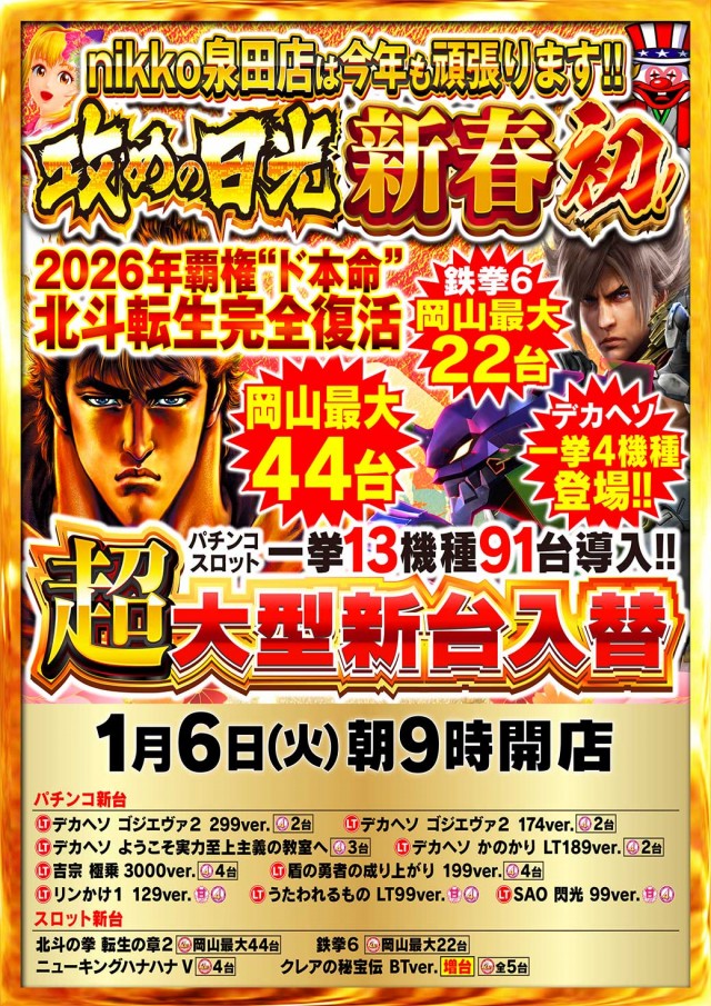 Nikko泉田店の最新情報画像