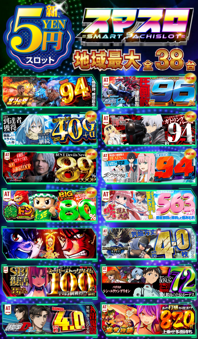 スーパースロットはりまやの最新情報画像