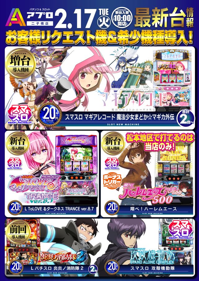 スロット新台入替