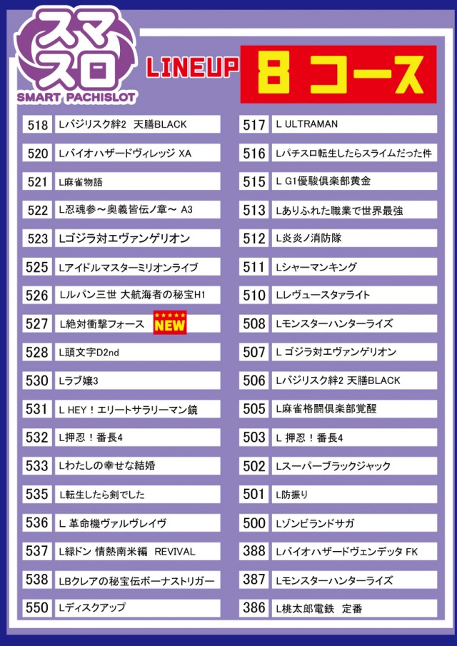 パーラー・オーパ長野店の最新情報画像