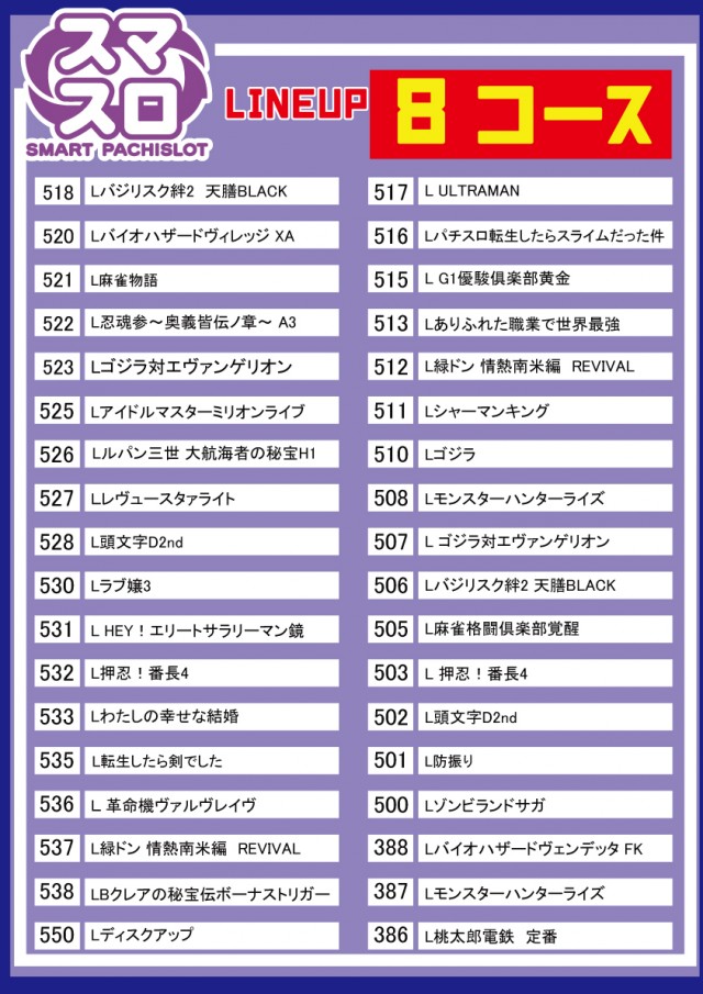 パーラー・オーパ長野店の最新情報画像