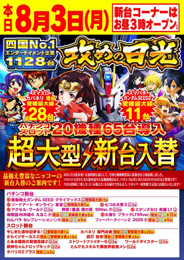 Nikko四国中央店の最新情報画像