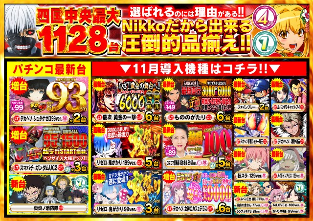 Nikko四国中央店の最新情報画像