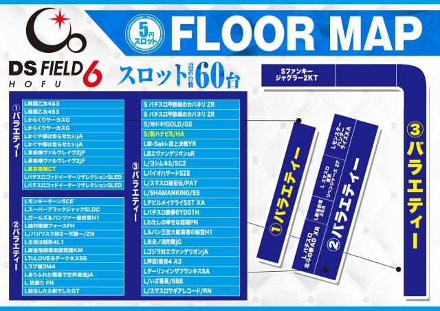 DS FIELD6の最新情報画像