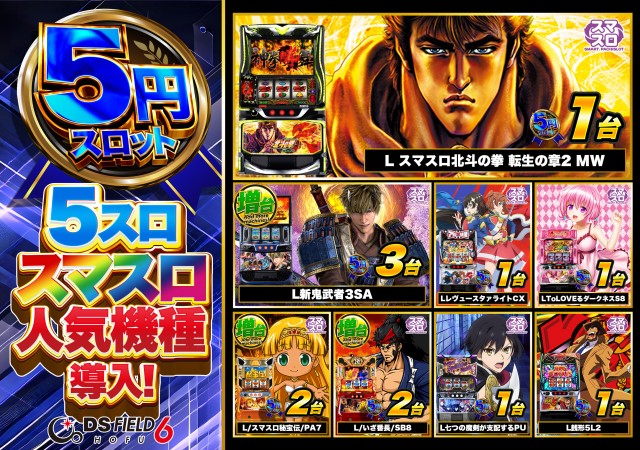 DS FIELD6の最新情報画像