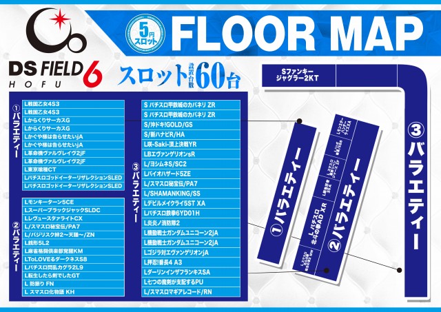 DS FIELD6の最新情報画像
