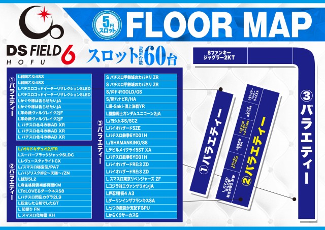 DS FIELD6の最新情報画像