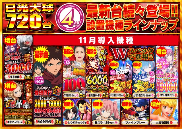 日光大球の最新情報画像