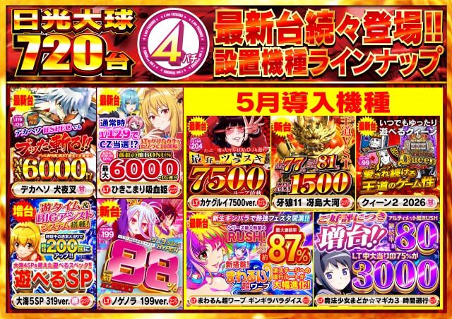 日光大球の最新情報画像