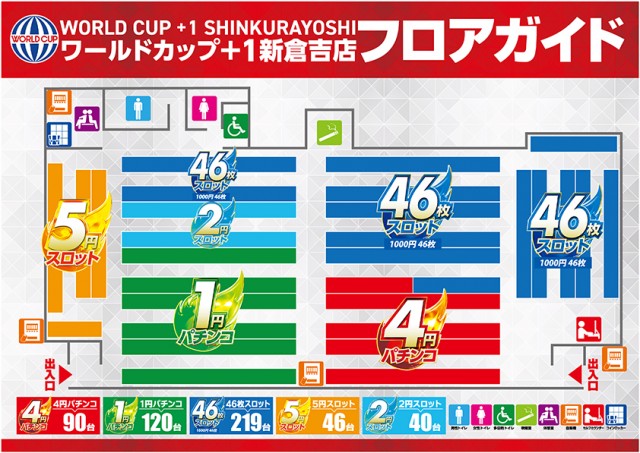 ワールドカップ＋1新倉吉店の最新情報画像