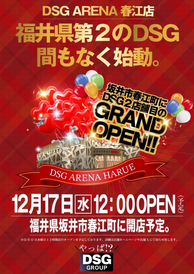 DSG ARENA 春江店の最新情報画像