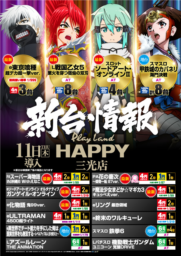 プレイランドハッピー三光店の最新情報画像