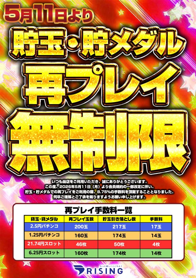 ライジング江別の最新情報画像