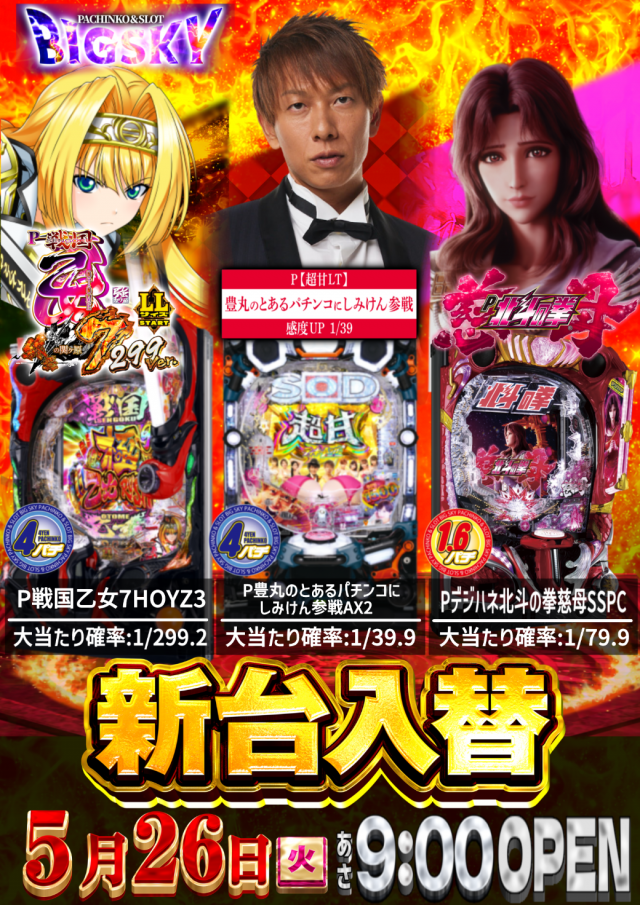 パチンコ&スロット ビッグスカイの最新情報画像