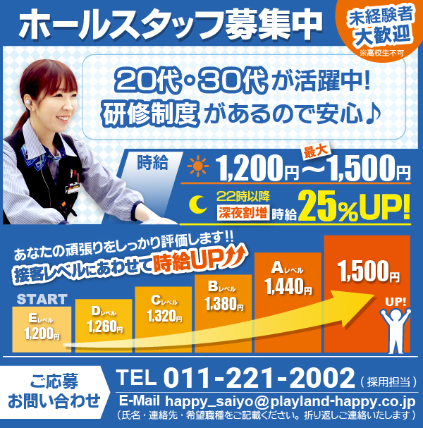 プレイランドハッピー当別店の最新情報画像