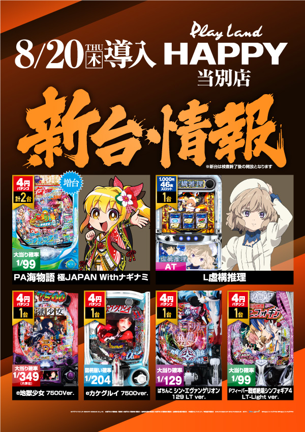 プレイランドハッピー当別店の最新情報画像