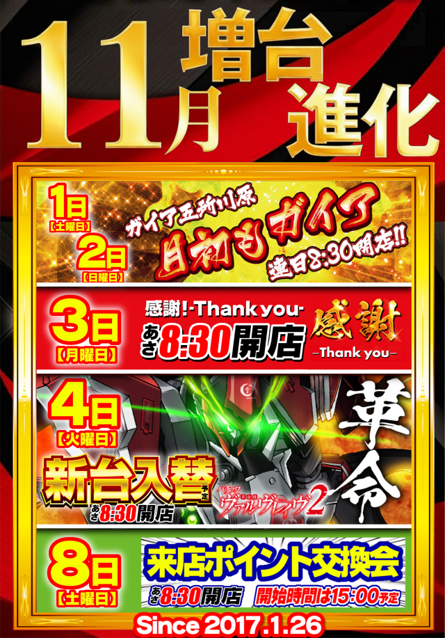 ガイア五所川原スロット館の最新情報画像