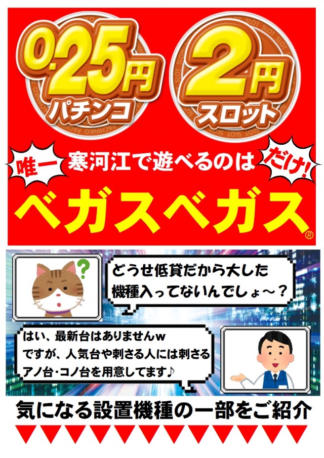 ベガスベガス寒河江店の最新情報画像