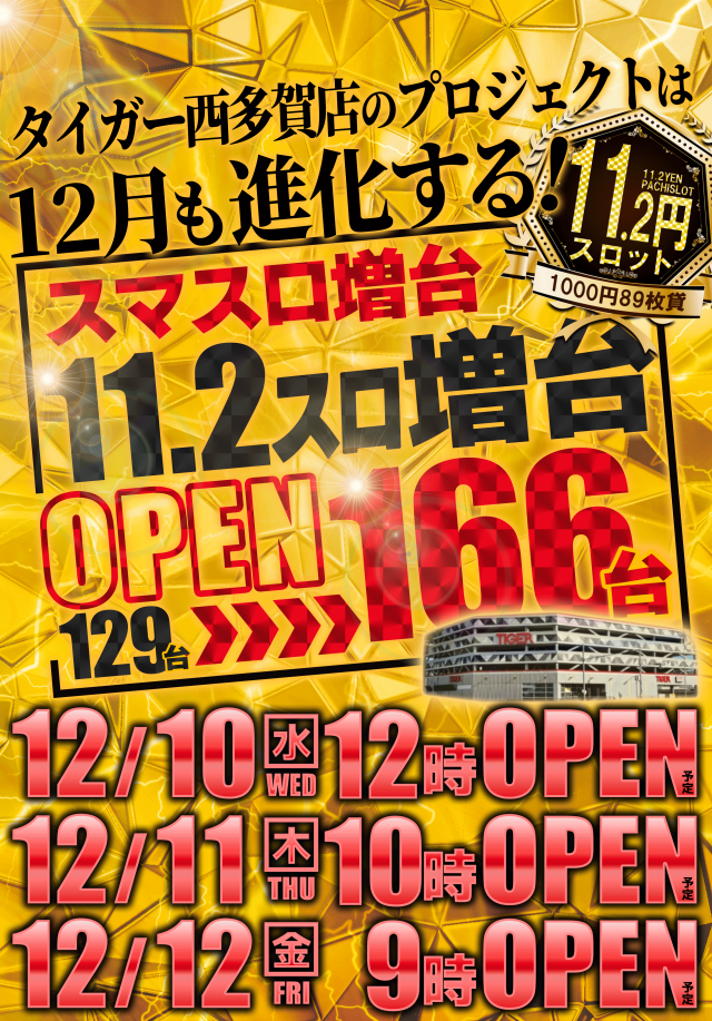 パチンコタイガー西多賀店の最新情報画像