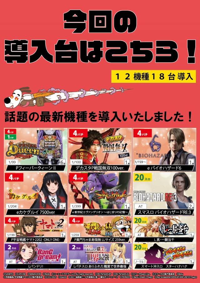 パチンコまるたま山田店の最新情報画像