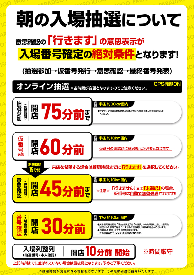 パラディソ1000泉店の最新情報画像