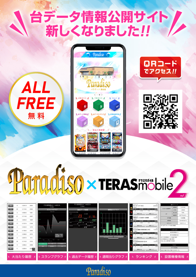 パラディソ涌谷店の最新情報画像