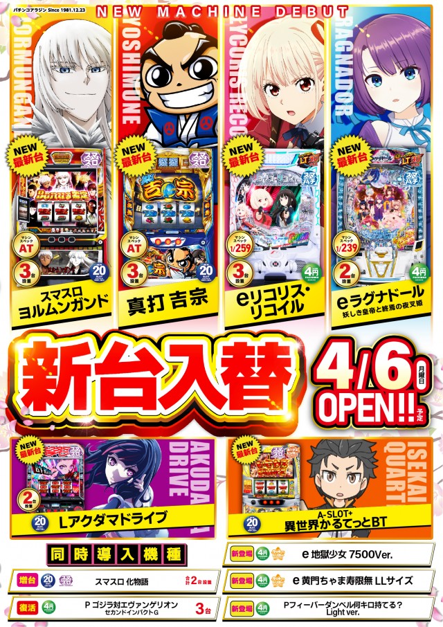 パチンコアラジンの最新情報画像