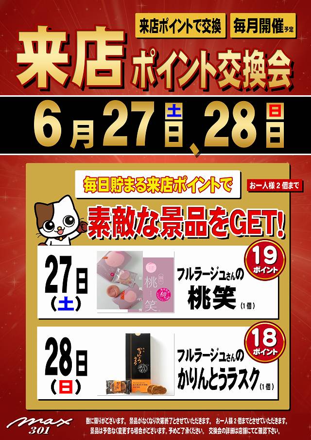 マックス３０１の最新情報画像