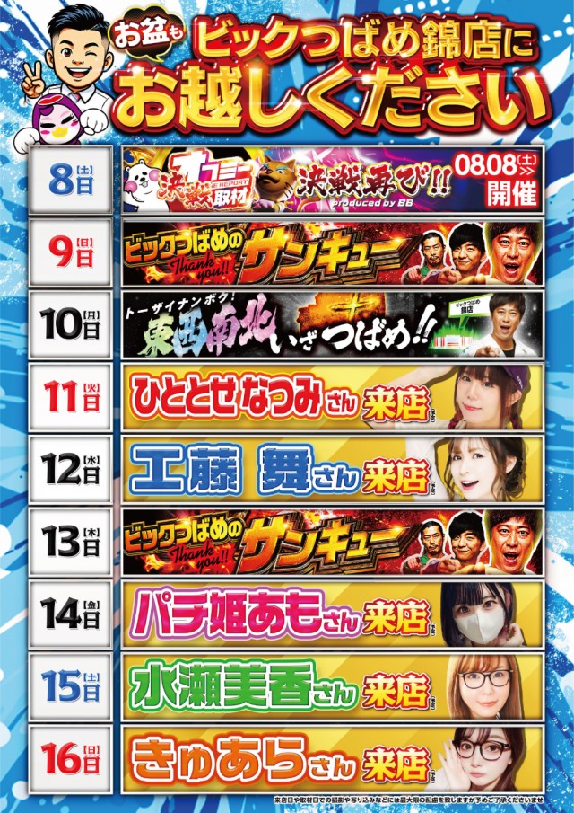 ビックつばめ錦店の最新情報画像