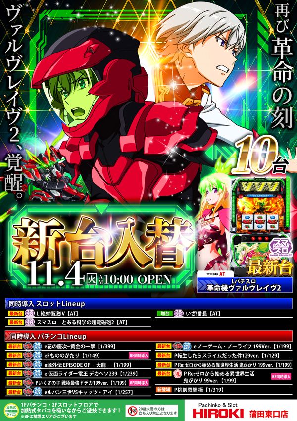 パチンコヒロキ蒲田東口店の最新情報画像