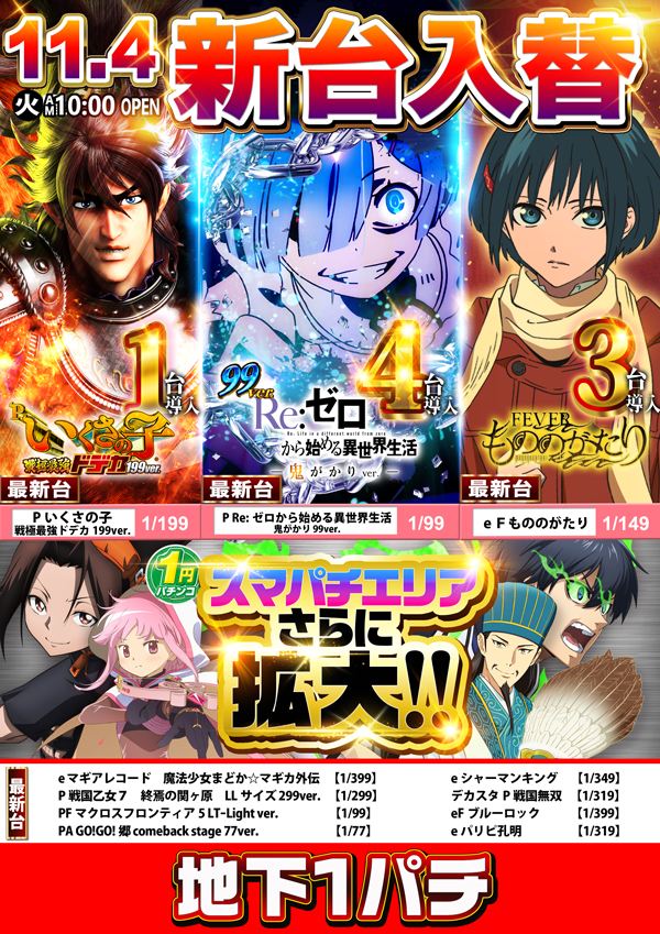 パチンコヒロキ蒲田東口店の最新情報画像