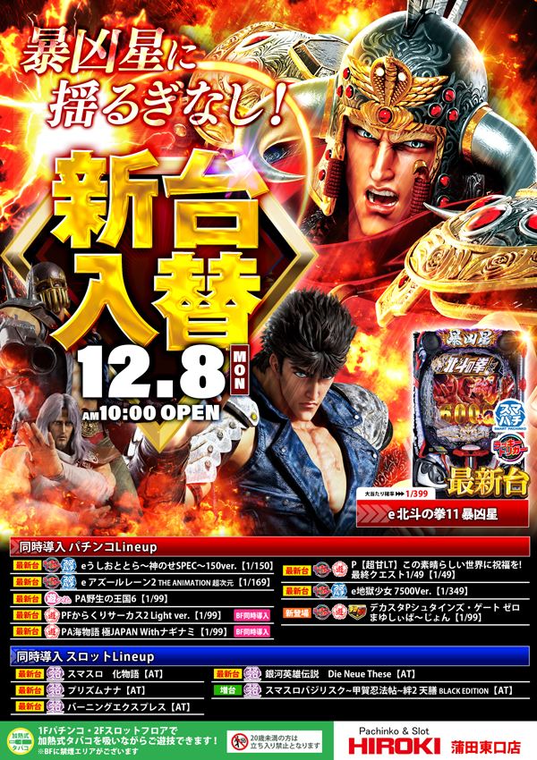 パチンコヒロキ蒲田東口店の最新情報画像