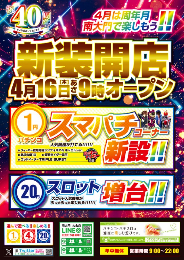 パチンコ南大門大金店の最新情報画像