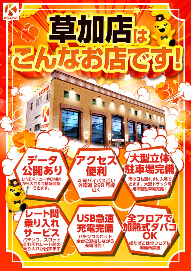 キコーナ草加店の最新情報画像